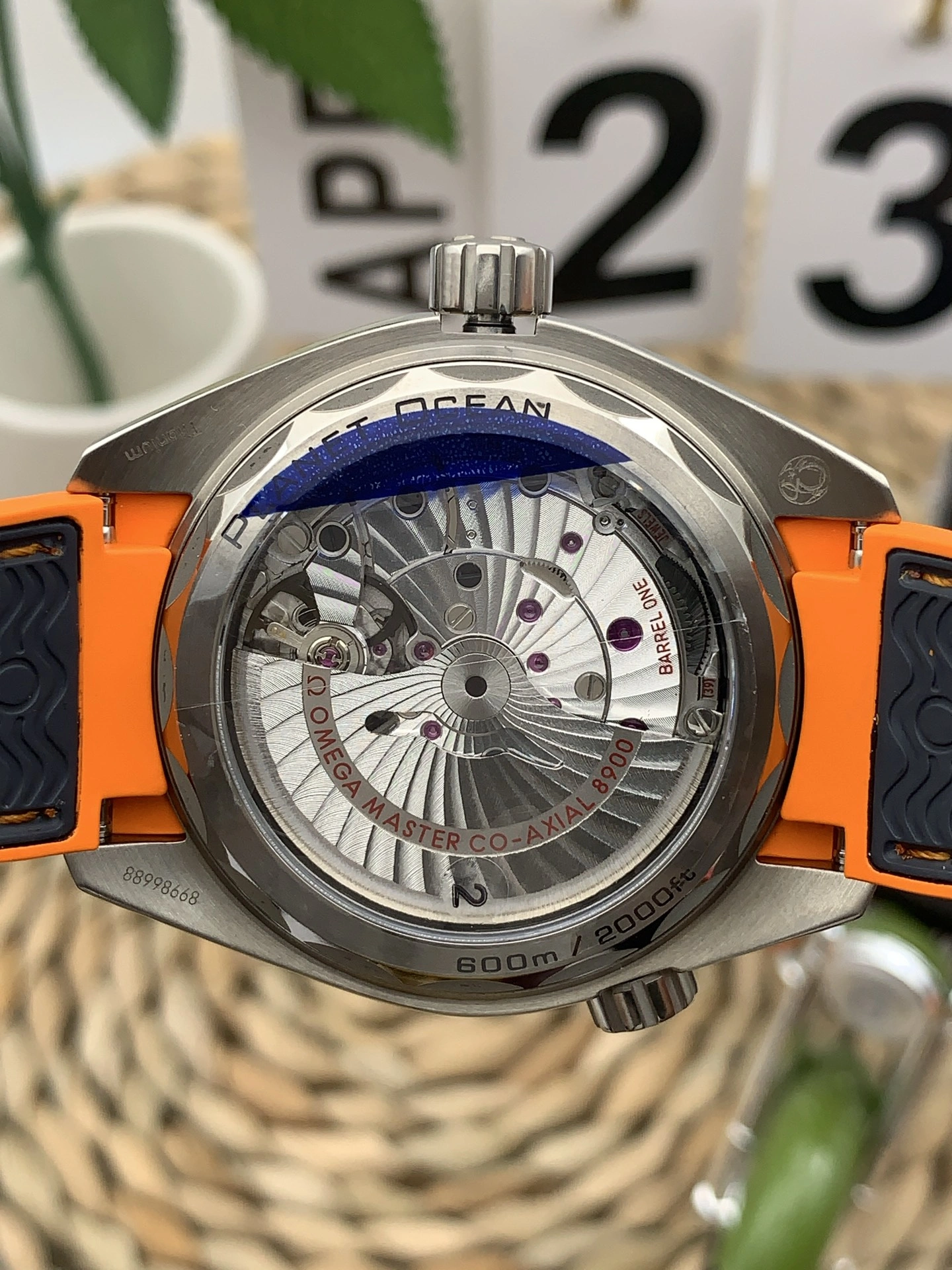 CBD Factory Omega Seamaster Planet Ocean 600M 43.5mm Titanium Grey Dial Orange Bezel (215.92.44.21.99.001) 1:1 Super Clone – DD8900 Movement Flexible 297